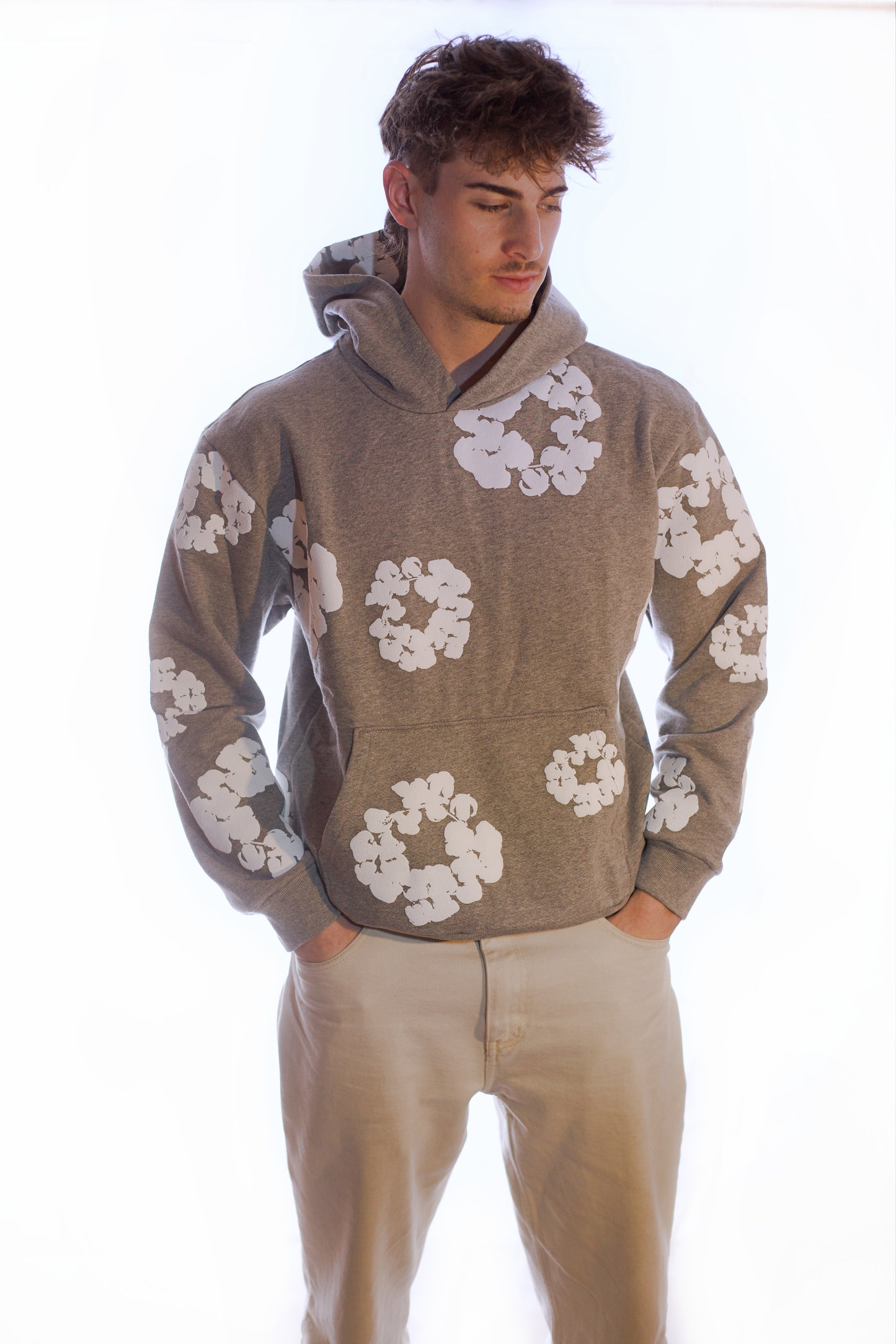 Denim Tears Gray Hoodie