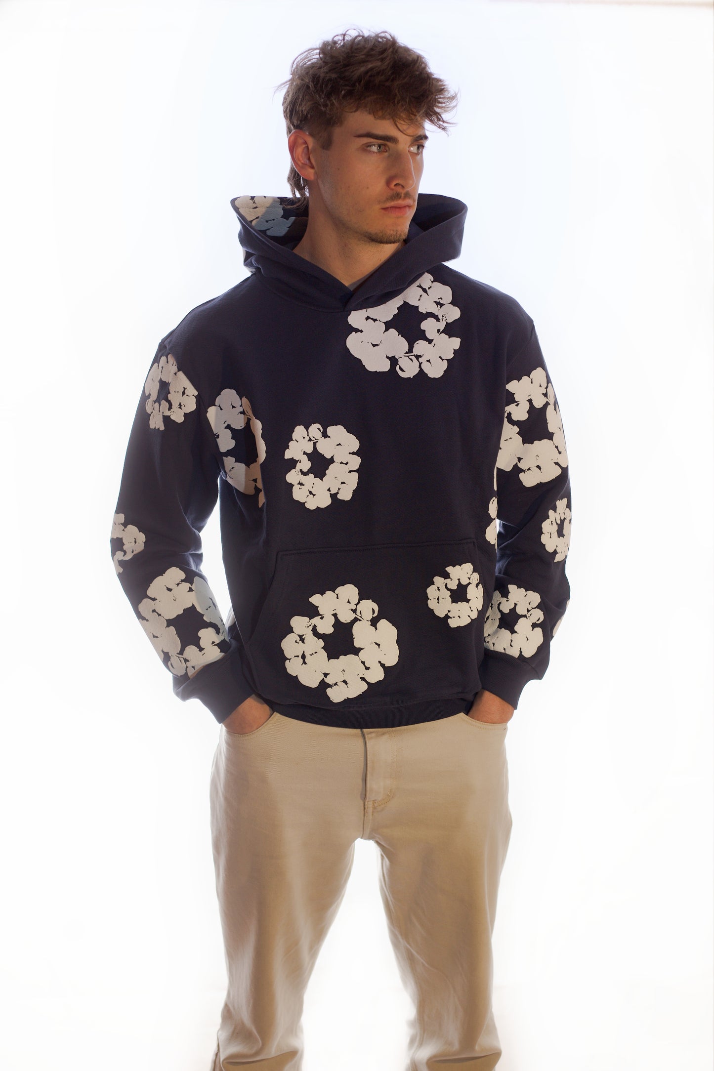 Denim Tears Navy Hoodie