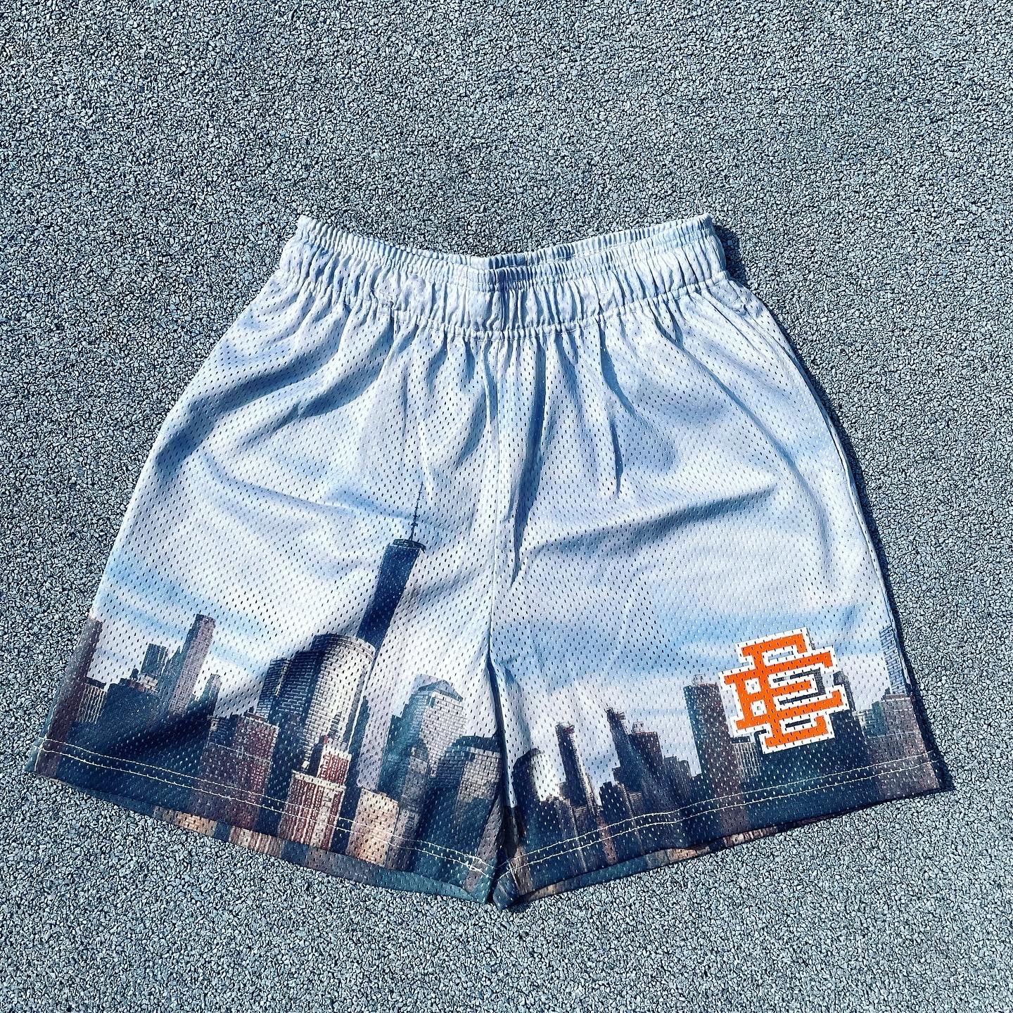 Eric Emanuel New York City Skyline Shorts