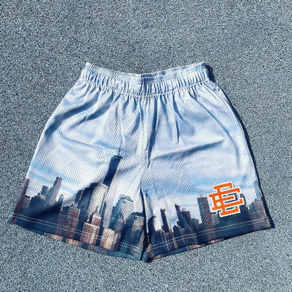 Eric Emanuel New York City Skyline Shorts