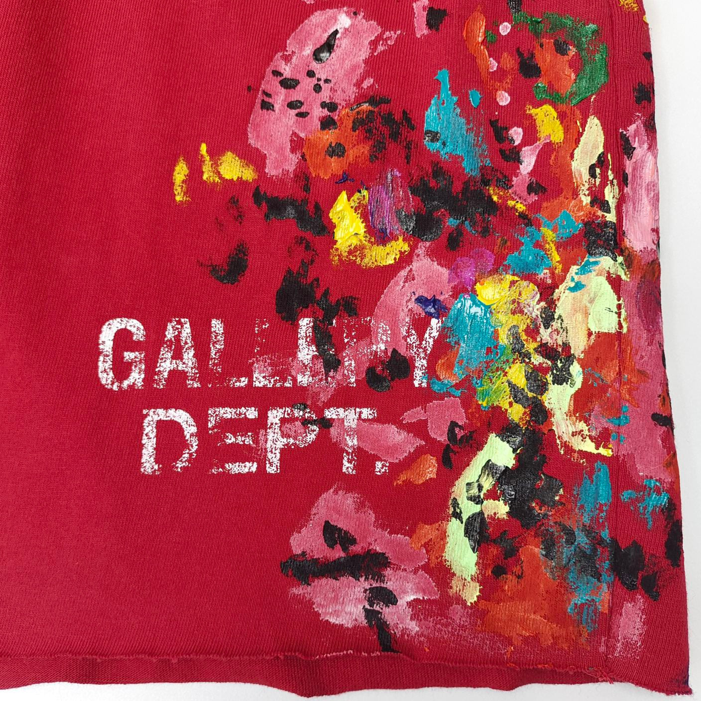 Gallery Dept. Insomnia Painted Red Shorts