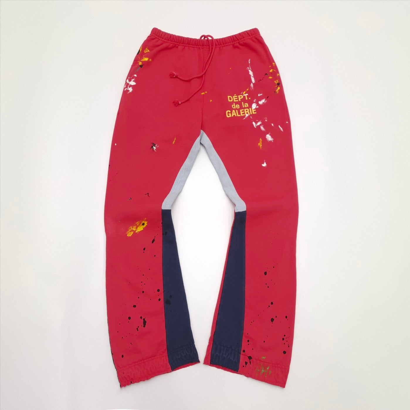 Gallery Dept. Red Painted Flare Pant